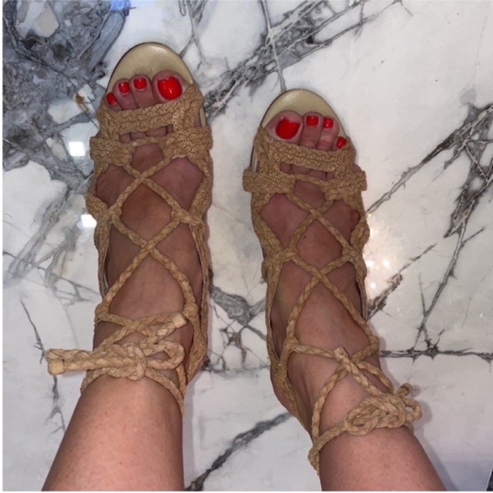 ✨ ✨Joie Toni Braided Suede Heels✨✨ - Picture 4 of 13